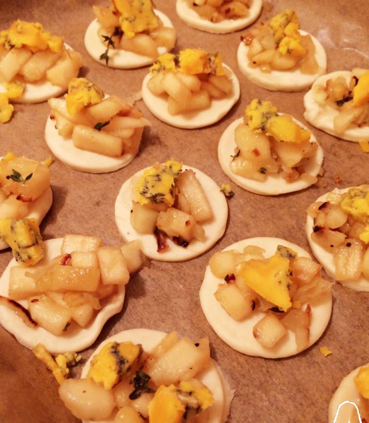 pear-and-blue-cheese-puffs