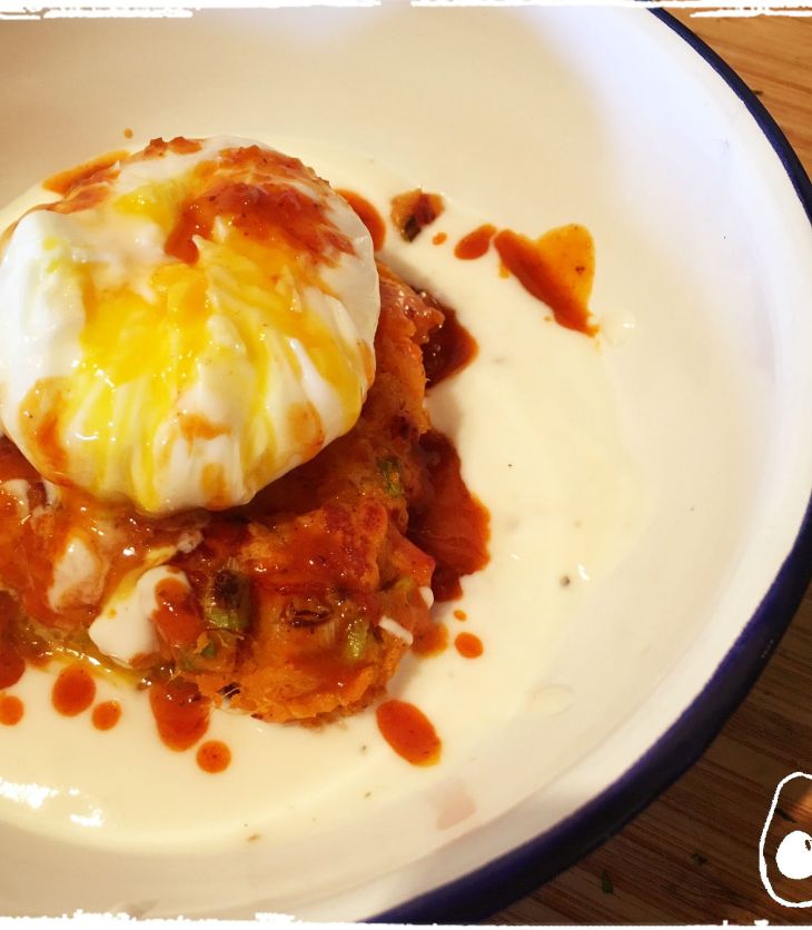 sweet-potato-cakes-with-yoghurt-and-harissa-butter