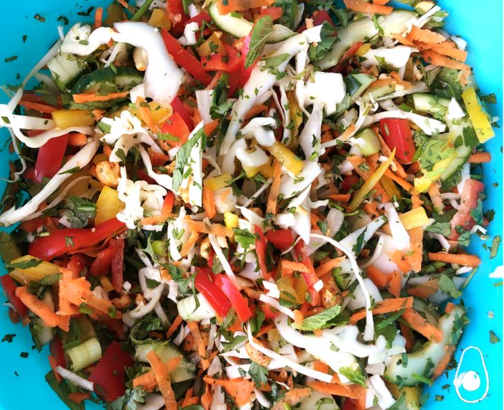 Sriracha-Chicken-Salad-with-Orange-&-Peanut-Dressing